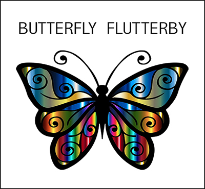 Butterfly Flutterby - Positive Thinking Network - Positive Thinking Doctor - David J. Abbott M.D.